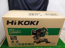 未使用品 HiKOKI ハイコーキ 165mm 卓上スライド丸のこ C6RSHD(K) 黒鯱 【2】_画像2