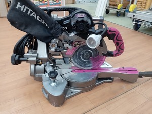 【訳あり品】中古品 日立工機 Hitachi koki 190mm 卓上スライド丸ノコ C7RSHC レーザーマーカ搭載