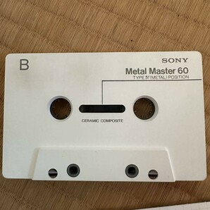 フ204 SONY メタルマスター 60分 カセットテープ 中古の画像3