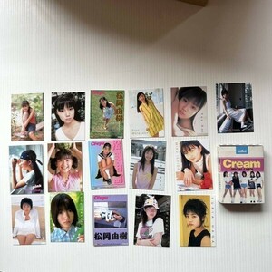 ユ14 ジュニア アイドルカード 16枚 2001年 Cream 付録 カードケース crepu