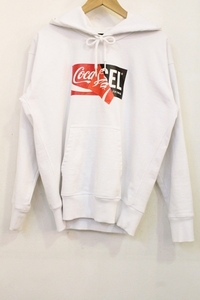 【中古】 DIESEL メンズパーカー XS DIESEL/Coca Cola/パーカー/XS/白 ホワイト