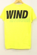 【中古】 メンズTシャツ S WIND AND SEA × KIYONAGA&CO/Tシャツ/S/黄 イエロー_画像2