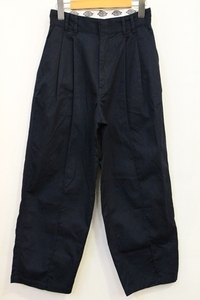 【中古】 Dickies レディースチノパン S Dickies/別注AyaKaneko RE/ワークパンツ/S/紺 ネイビー