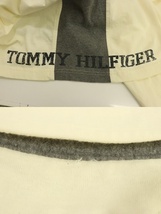 【中古】 TOMMY HILFIGER メンズポロシャツ L 長袖ポロシャツ TOMMY HILFIGER L アイボリー 刺繍_画像5