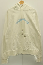 【中古】el conductorH メンズパーカー 4 COTTON HOODED SWEATER el conductorH 4 白 ホワイト バックプリント_画像1