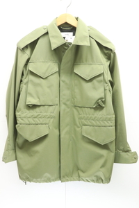 【中古】HYKE メンズミリタリージャケット 1 ユナイテッドアローズ 別注 M51 FIELD JACKET HYKE 1 カーキ 無地