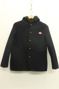 【中古】Danton メンズジャケット 34 WOOL MOSSER JACKET Danton 34 紺 ネイビー 無地