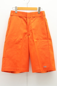 【中古】Dickies メンズショートパンツ 28 13inch work shorts Dickies 28 オレンジ 橙