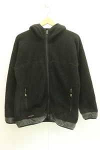 【中古】MOUNTAIN EQUIPMENT CO-OP メンズジップパーカー M ボア ジップパーカー MOUNTAIN EQUIPMENT CO-OP M 黒 ブラック 無地