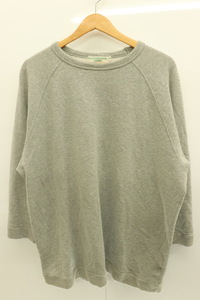 【中古】ISLAND KNIT WORKS メンズスウェット 2 Big SWEAT 8 s ISLAND KNIT WORKS 2 ライトグレー