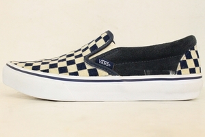 【中古】 VANS メンズ スニーカー 26cm V98CL SLIP-ON チェック