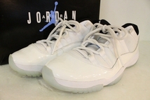 【中古】 NIKE Jordan Brand. メンズスニーカー 28.5cm NIKE Jordan Brand./AIR JORDAN 11 RETRO LOW/28.5cm/白 ホワイト_画像1