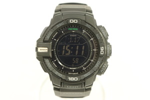 【中古】CASIO メンズ腕時計 - PRO TERK CASIO - 黒 ブラック PRG-270