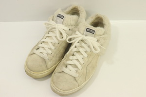 【中古】PUMA メンズスニーカー 27 ドッキング スニーカー PUMA by MIHARAYASUHIRO 27 ベージュ 肌色 ロゴ