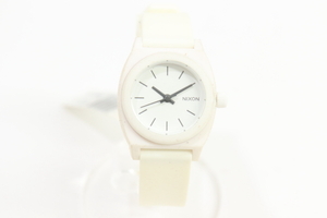 【中古】NIXON レディース腕時計 - small time teller NIXON - 白 ホワイト ロゴ