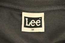 【中古】 LEE メンズTシャツ M BACK PRINT LOGO S S TEE LEE M グレー 灰 プリント_画像3