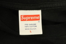 【中古】 Supreme メンズカットソー L Arabic Logo カットソー Supreme L 黒 ブラック プリント ロゴ_画像3