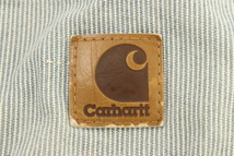 【中古】Carhartt メンズショートパンツ 32 ショート ペインターパンツ Carhartt 32 青 ブルー ストライプ_画像3