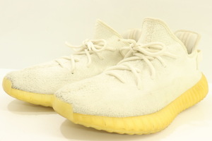 【中古】adidas メンズスニーカー 28cm YEEZY BOOST 350 V2 adidas 28cm アイボリー 無地