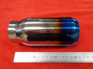  original muffler work titanium color made of stainless steel tail pipe welding type outer diameter 70mm