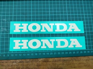 ホンダ HONDA ステッカー 2枚セット 枠文字 抜き文字 切り抜き マスキング等に 200mm×35mm サイズ・カラー・字体変更可能