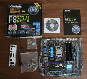 中古 ASUS P8 Z77-M （CPU、メモリ付き）動作未確認品