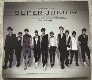 CD Super Junior 韓国盤 BONAMANA The Forth Album SMCD202 Made in Korea スーパージュニア
