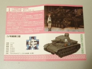 ガールズ＆パンツァー　プルバックタンク　Ⅳ号戦車D型　大洗女子学園