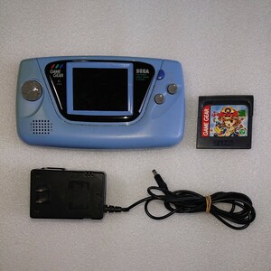 SEGA GAME GEAR HGG-3210 ジャンク品 ( 電源入りません。) ゲームギア ソフト ぷよぷよ2