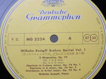 LP MG 2224 【ピアノ】ウィルヘルム・ケンプ　ブラームス名演集　２つのラプソディ　２つのカプリチオ 【8商品以上同梱で送料無料】_画像4