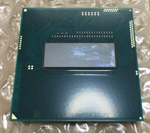 Intel core i7-4712MQ 2.30GHZ SR1PS ノートパソコン用CPU 中古動作確認済み