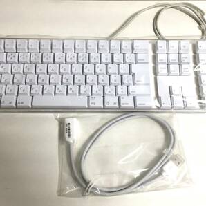 ※ 未使用保管品 M9034J/A Apple Keyboard アップル キーボード A1048【管理:16】の画像1