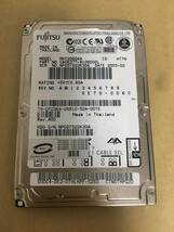 FUJITSU MHT2060AH 2.5インチ HDD IDE 60GB 中古動作品【管理:18】_画像1