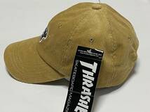 THRASHER スラッシャー ADJUSTABLE スウェード調 CAP キャップ 帽子 展示未使用品_画像3