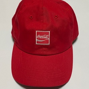Coca-Cola コカ・コーラ CAP ローキャップ 帽子 レッド 展示未使用品の画像1