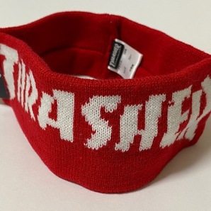 THRASHER スラッシャー HEAD BAND ヘッドバンド ヘアバンド レッド 展示未使用品の画像3