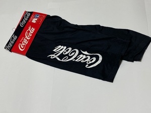 福助　Coca-Cola コカ・コーラ ロング ボクサーブリーフ Lサイズ 84-94㎝ ブラック 展示未使用品