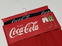 福助 Coca-Cola コカ・コーラ ロング ボクサーブリーフ LLサイズ 94-104㎝ レッド 展示未使用品_画像2