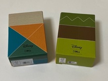 ディズニー Disney KIDEA キディア WOODEN TOY COLLECTION 2種 展示未使用品_画像1