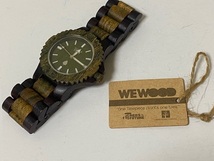 WEWOOD ウィーウッド 腕時計 木製 　展示未使用品 電池交換済_画像2