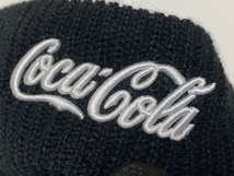Coca-Cola コカ・コーラ ニットキャップ CAP ニット帽子 ブラック 展示未使用品_画像6