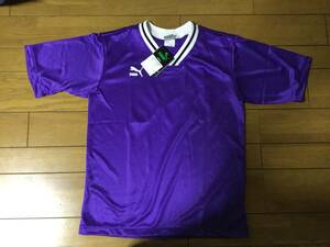 未使用タグ付きプーマ160紫色半袖Tシャツ