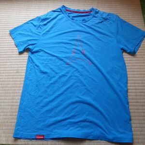 atomic　ブルー半袖TシャツS