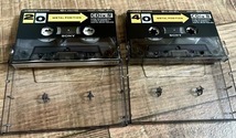 メタル・カセット SONY★メタル・ポジション カセットテープ CDiX IV 40、20、 2本セット／再生確認済、データ消去済。_画像5