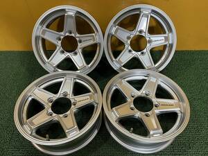 No.495　ジムニー　サイズ！　weds　ウェッズ　KEELER　キーラー　16インチホイール　16×5.5J　5H　PCD139.7　4本　140サイズ×2個口