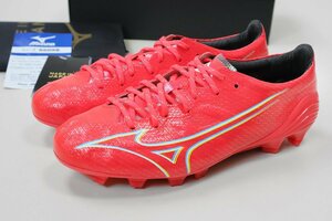 未使用 ★ MIZUNO ミズノアルファ JAPAN サッカー フットボール シューズ (P1GA236064) 23.5cm レッド 靴 スニーカー 男女兼用 ◆2/KK-3