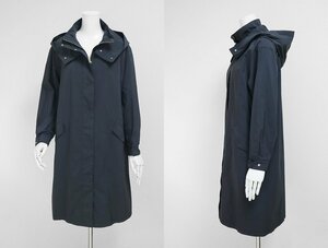 * unused J.PRESS * water-repellent with a hood . coat black size P5 ( lowering . attaching regular price 4.2 ten thousand jpy ) long coat spring coat J Press *RN14