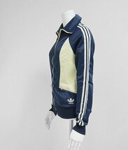 ● 60～70s adidas ◆ トラックジャケット ネイビー *フランス製* ブルゾン ジャージ 古着 ヴィンテージ オールド アディダス ◆BT17_画像2