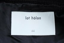 Lot holon ◆ レザー キルティング スタジャン 黒 サイズ44 (中綿入り) ジャケット ロットホロン ◆48/K2L_画像6