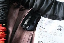 tricot COMME des GARCONS ◆ サテン プリント スカート (黒/赤) ひざ下丈 トリコ コムデギャルソン ◆RN18_画像7